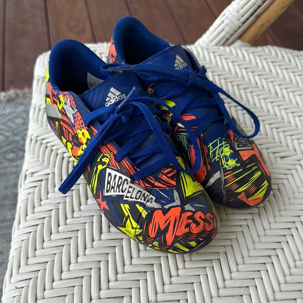 Adidas Barcelona Messi Graphic Soccer Cleats